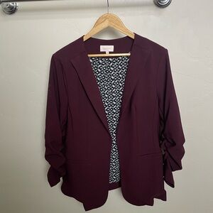 Women's Burgundy Blazer - listing for ahsummers